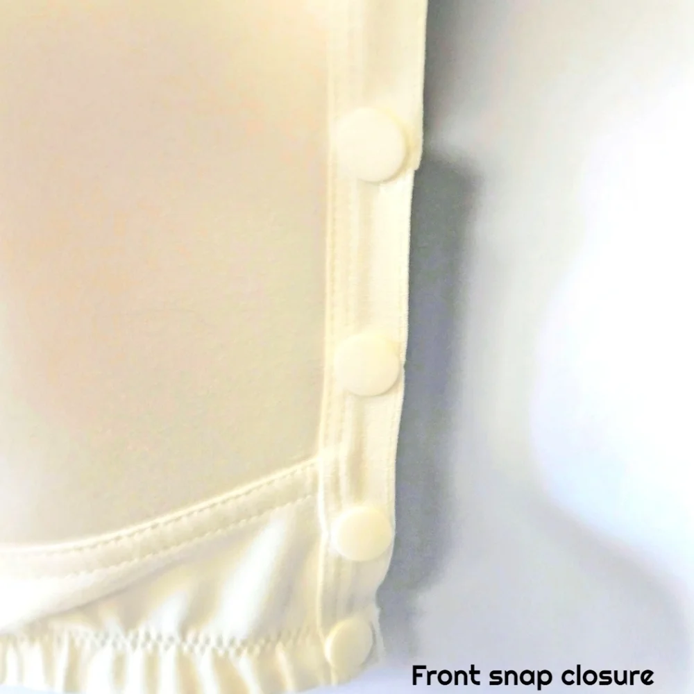 DAISY BRA'S Plus Size all day comfort 3X ultra soft 3 front button snap closure
